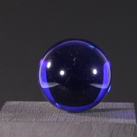 Krystalkugle Ø60mm, mørkeblå